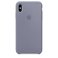 Чохол Silicone Case Premium для iPhone Xs Max Lavender Gray