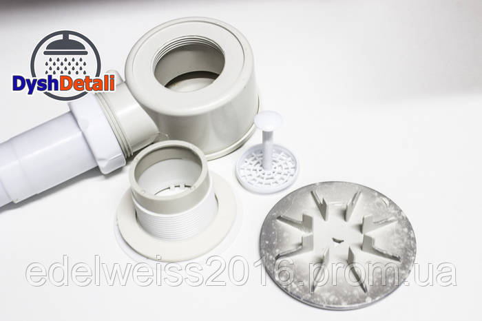 Сифон в поддон душевой кабины с гидрозатвором, трап (ПУ-611), цена 420. ...