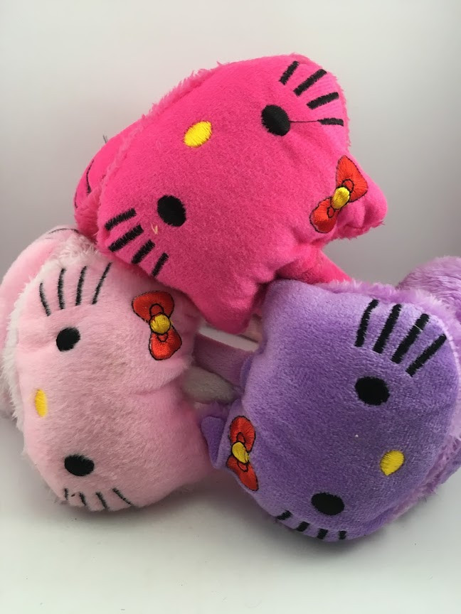 Хутряні навушники Hello Кitty, фото 1