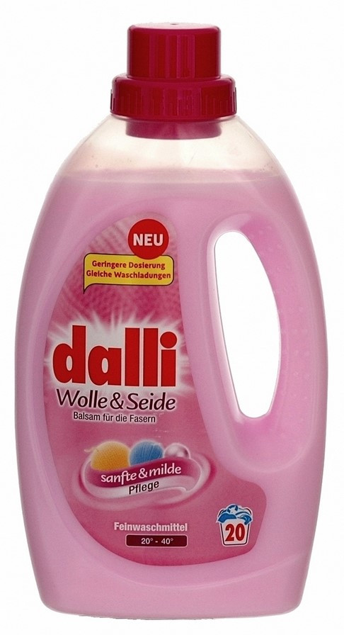 Гель для прання Dalli Wolle & Seide для вовни і шовку, 1.1 л (20 прань) 01117, фото 1