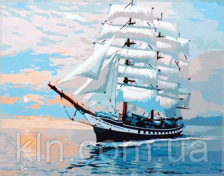 Картина за номерами Babylon Вітрильник Палада SW050 40 х 50 см, фото 1