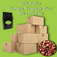 Кофе зерновой Arabica Nicaragua Maragogupe 20scr 500г. (15 шт/ящ)