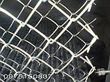 Виробництво Сітка Рабицая цинк 35*35мм висота 1.20м встановлення, фото 5