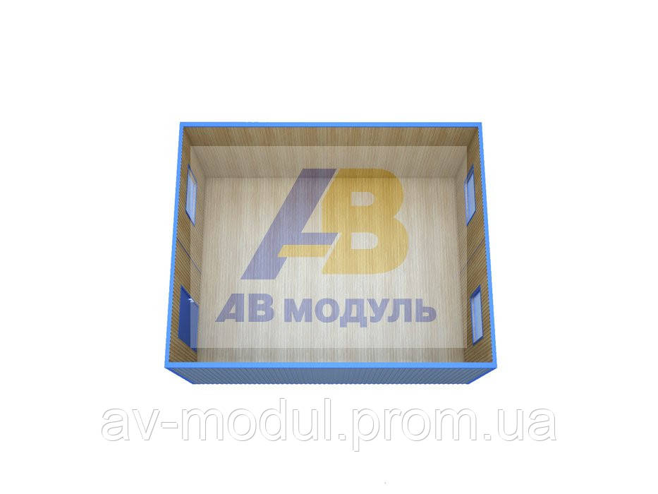 Швидкомонтовані будівлі, прорабский офіс проект ЄВРО-1