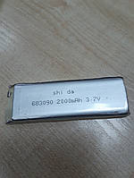 Литий-полимерный аккумулятор 683090 Shida 3,7V 2000mAh