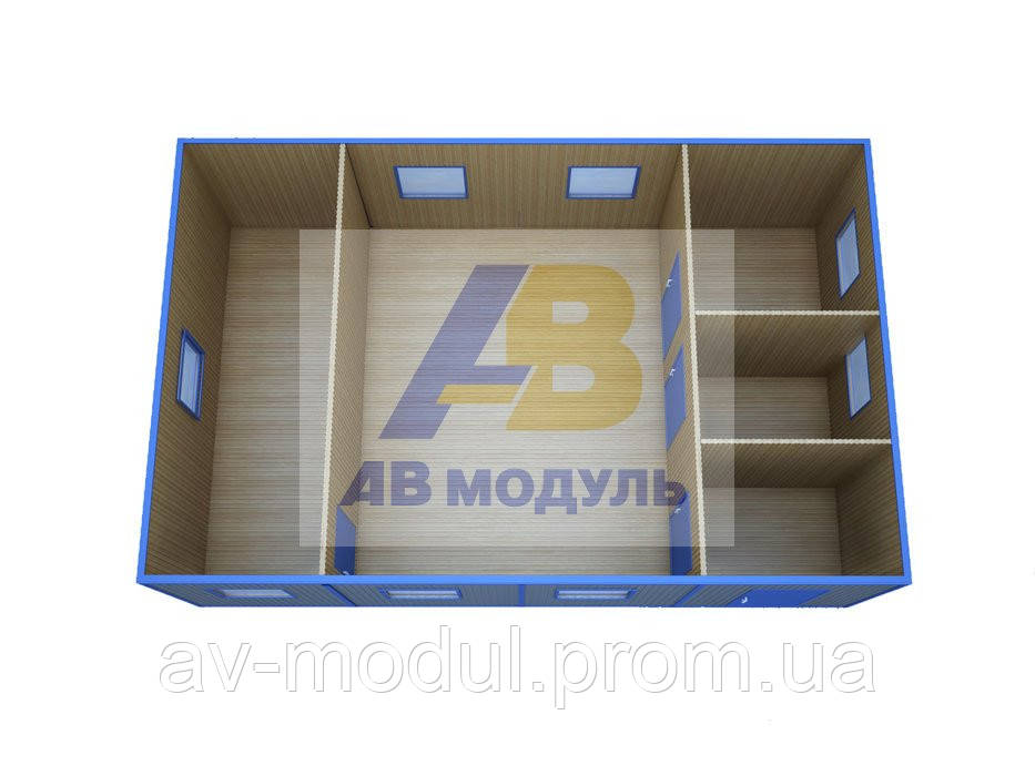 Бистровозводімий, модульний офіс проект ЄВРО-4
