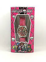 Часы наручные для девочки Monster High 5528 малиновые