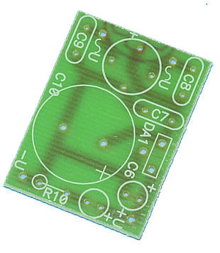 Друкована плата - стабілізатор напруги напруги №060 (L78... +міст)