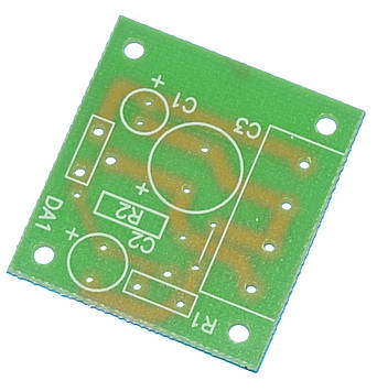 Друкована плата — стабілізатор напруги регульований №058 (LM317)