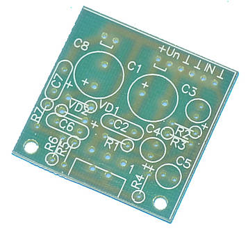 Друкована плата - УНЧ 1х15Вт №019 (TDA2030)