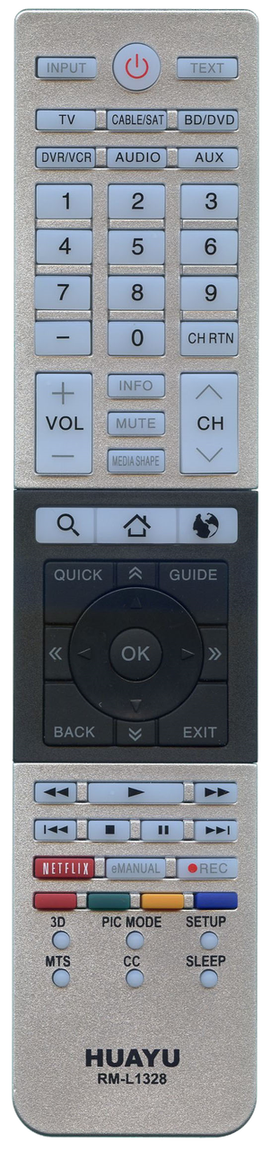 Пульт Toshiba RM-L1328 універсальний, фото 1
