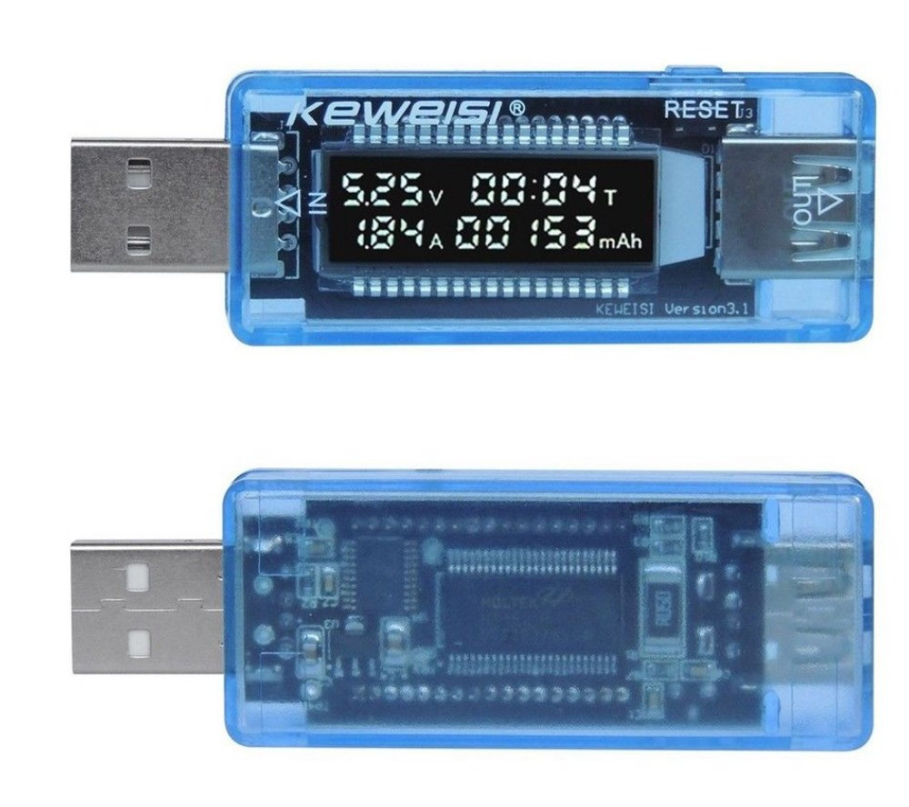 KWS-V20 USB тестер струму,напруги,потужності і заряду (декілька режимів індикації)