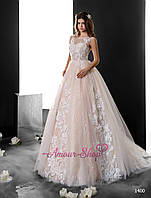 Великолепное свадебное платье с кружевом 3D