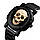 Skmei 9178 skull чорні із золотом чоловічий годинник, фото 3