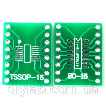 Перехідник з SO-16 / TSSOP-16 на DIP-16