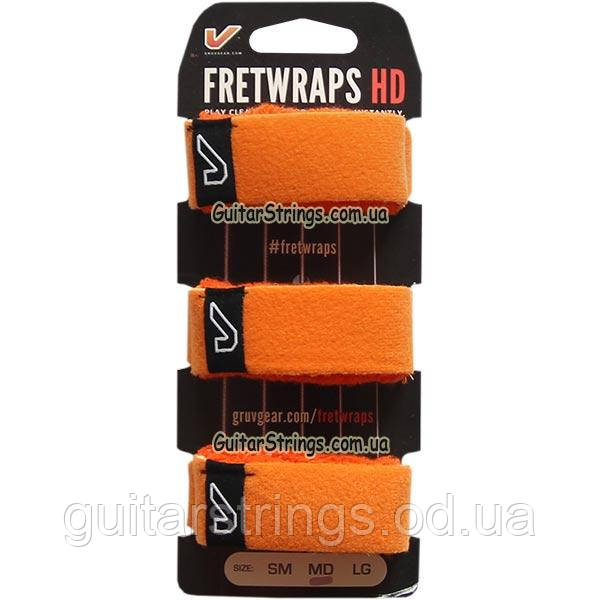 Gruv Gear FW-3PK-ORG-MD-3 FretWraps 3-Pack Orange Medium, фото 1