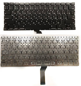 Клавіатура для ноутбука Apple MacBook Air A1369, A1466 small enter RU чорна нова