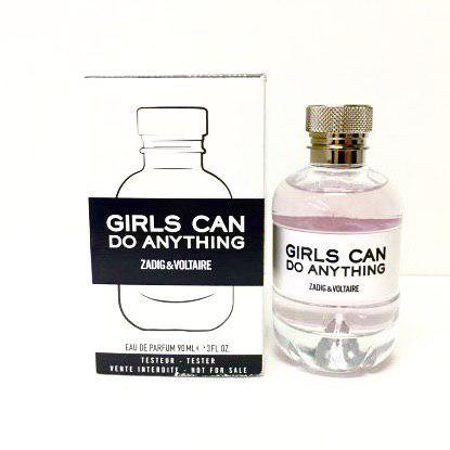 Жіноча парфумована вода Zadig Voltarie Girls Can Do Anything 90ml оригінальний тестер, ванільний аромат