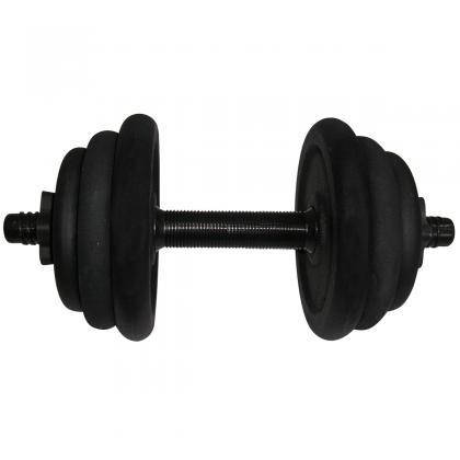 Гантель металева розбірна з покриттям розбірна гантель для тренувань гантель для фітнесу Newt 12,5 кг, фото 2