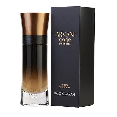 Французькі чоловічі парфуми Giorgio Armani Code Profumo Parfum 60ml оригінал, східно-пряний амбровий аромат