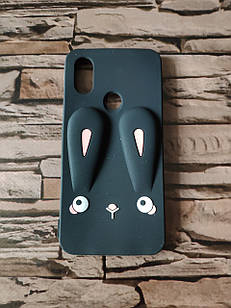 Чохол гумовий 3D Rabbit для Xiaomi Mi A2 / mi 6X (чорний)