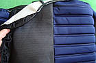 Комплект чохлів на сидіння в салон автомобіля MILEX Tango, Розмір: універсальний, чорно-сині, фото 5