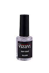 Vizavi,top coat glass, (верхнє покриття для лаку, швидковисихне) 12 мл.