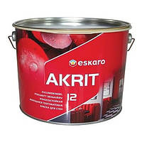 Износостойкая моющаяся краска для стен Eskaro Akrit 12