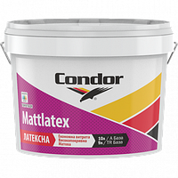 Моющаяся краска для потолков и стен Condor Mattlatex