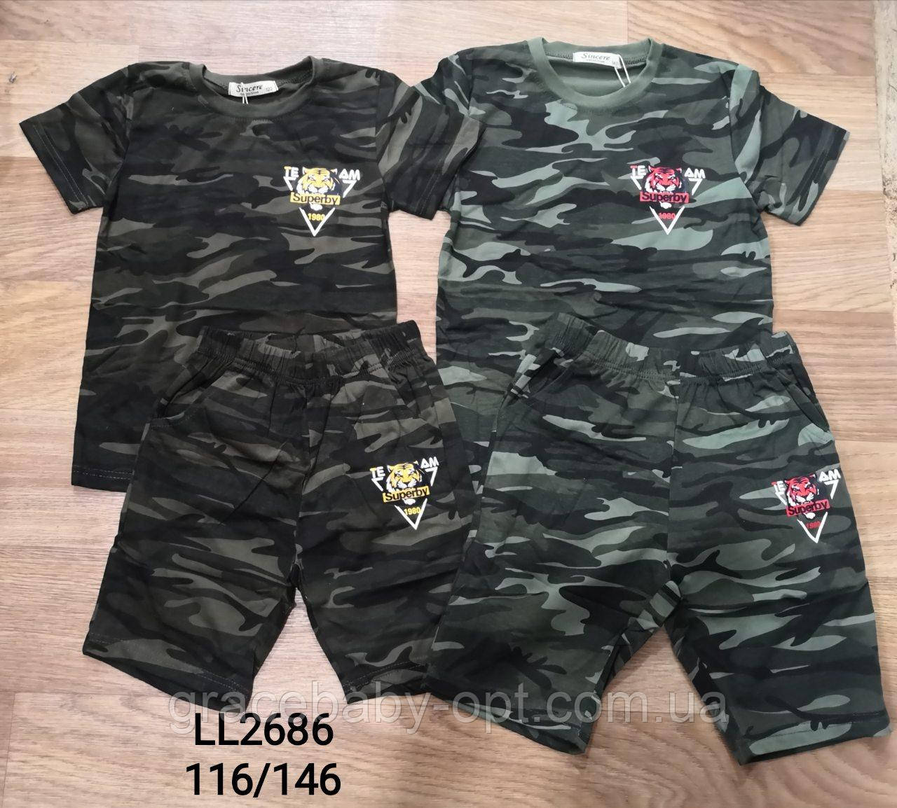 Набір 2 в 1 для хлопчиків оптом, Sincere, 116-146 см, № LL-2686