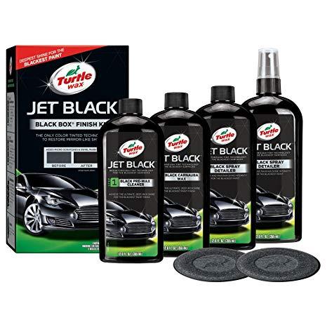 Набор полиролей для авто черного цвета Turtle Wax Jet Black Black Box Finish Kit 4x355мл (52731) - фото 1 - id-p945399584