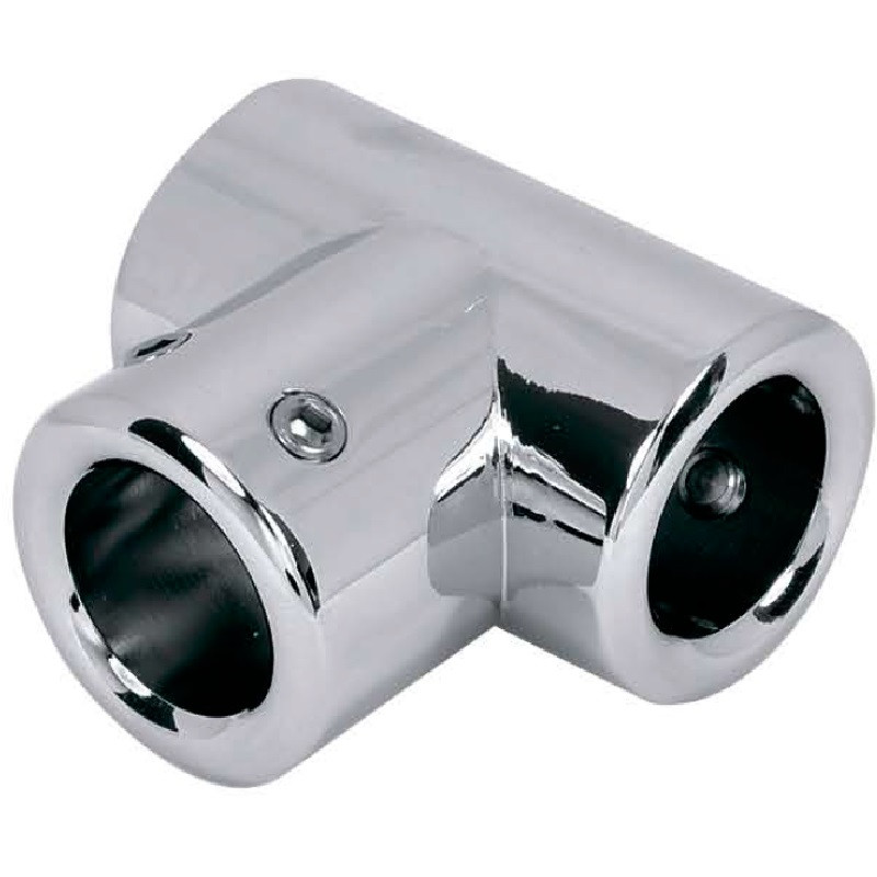 HDL-902 З'ЄДНУВАЧ ДЛЯ ТРУБ ПОТРІЙНИЙ (нержавійка), фото 1