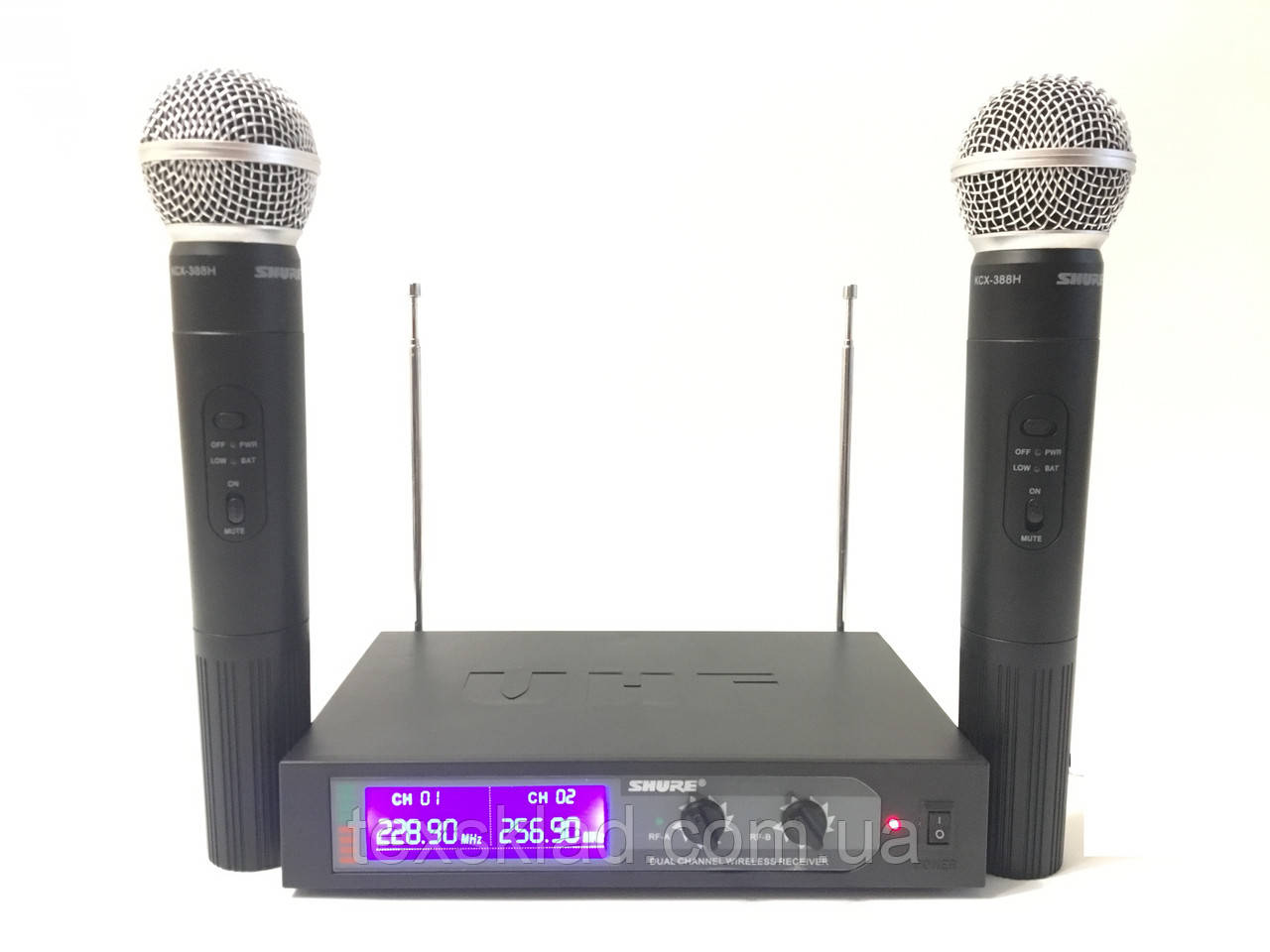 Вокальные радиомикрофоны для караоке SHURE KCX-388C - фото 1 - id-p945441221