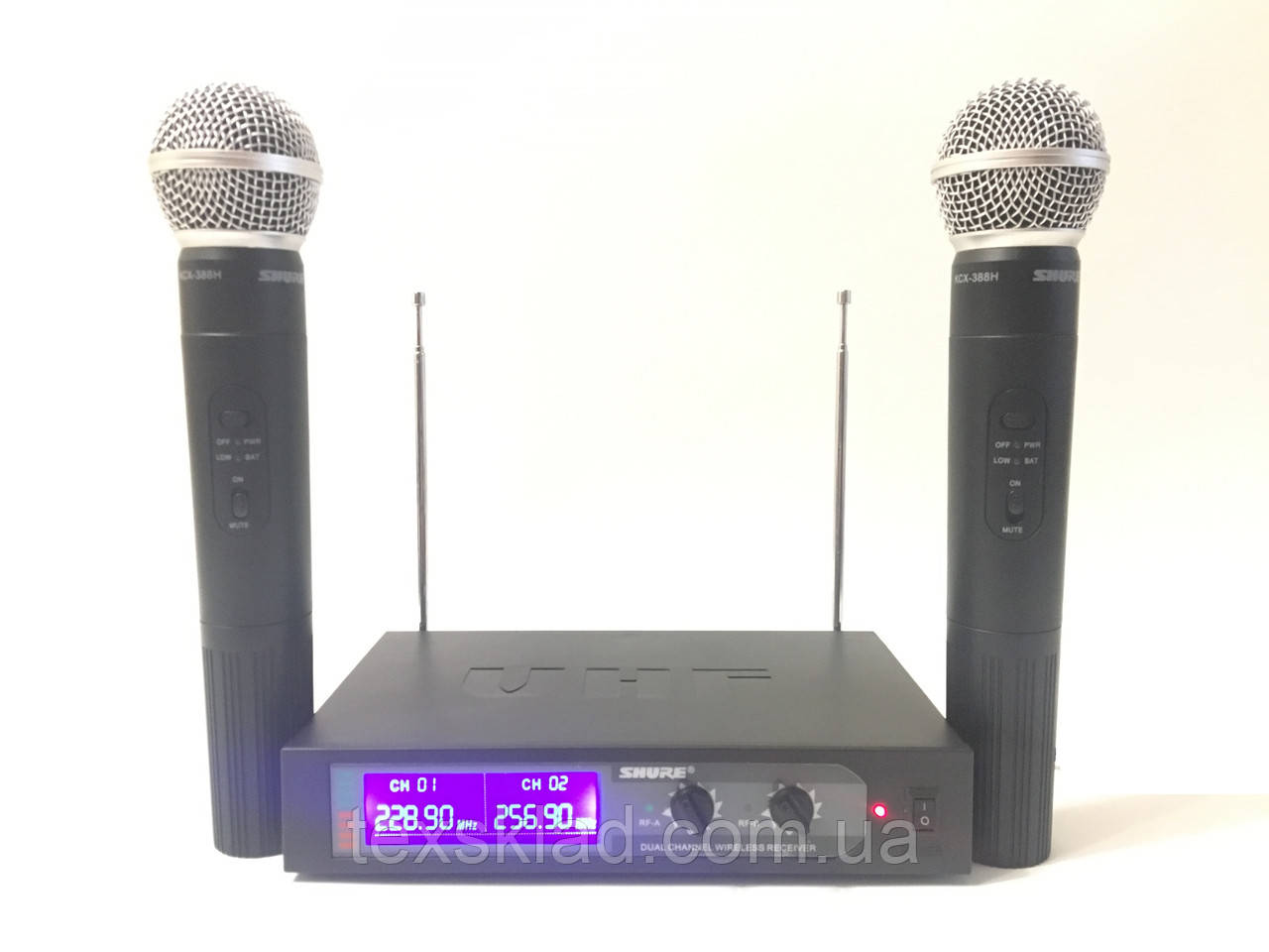 Вокальные радиомикрофоны для караоке SHURE KCX-388C - фото 2 - id-p945441221
