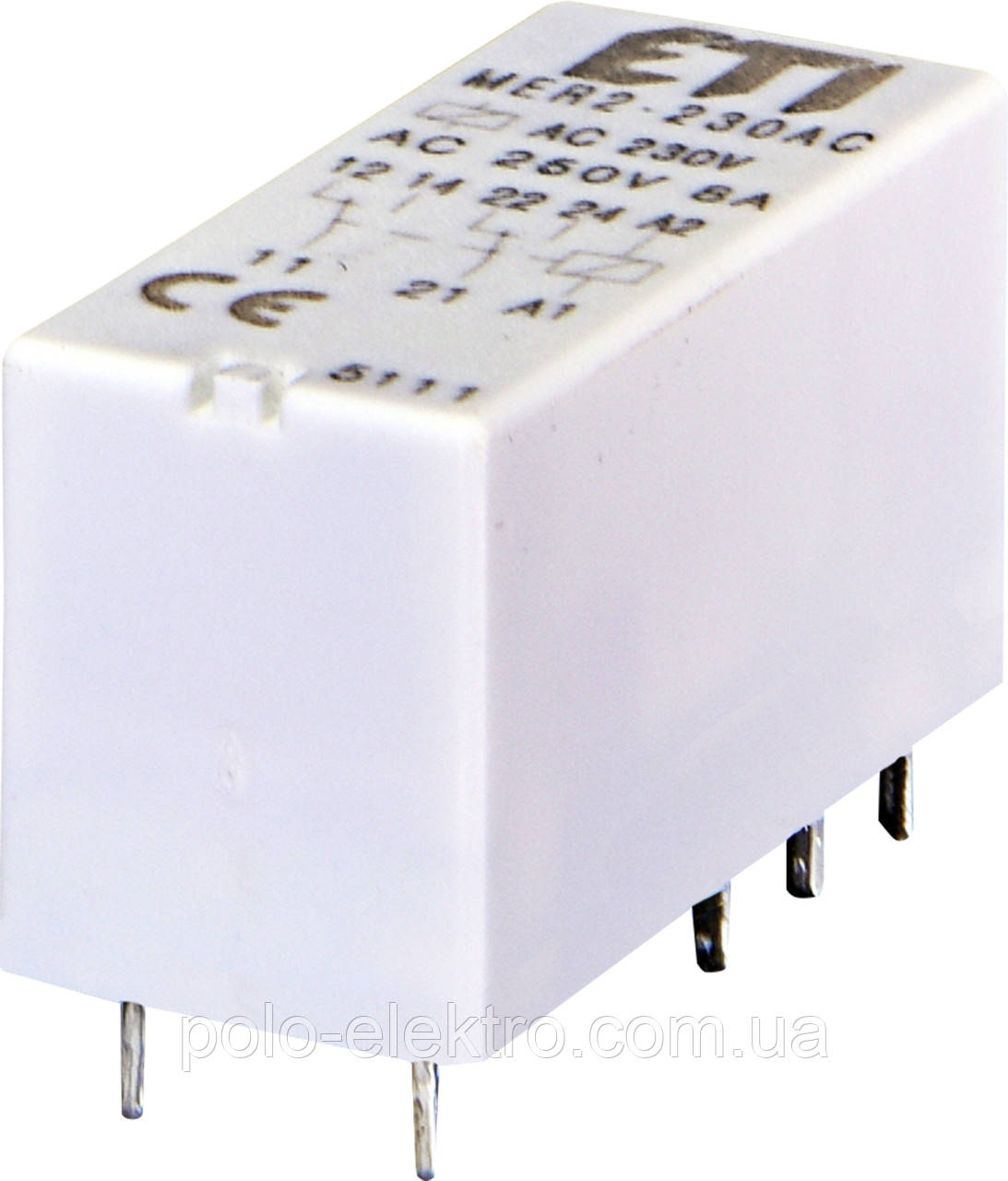 Електромеханічне Реле мініатюрне MER2-230 AC 2p ETI