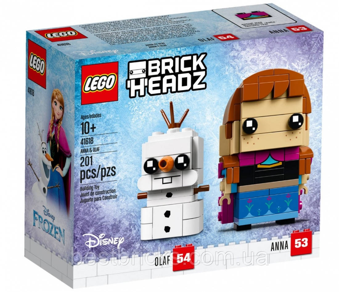 Lego BrickHeadz Анна і Олаф 41618, фото 1