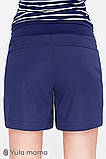 Вільні шорти для вагітних SAFO SH-29.011, сині Юла мама, фото 3