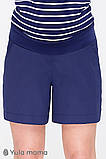 Вільні шорти для вагітних SAFO SH-29.011, сині Юла мама, фото 4