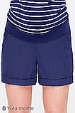 Вільні шорти для вагітних SAFO SH-29.011, сині Юла мама, фото 5