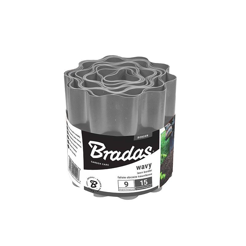 Бордюр для газона Bradas 10см*9м Серый, OBFGY 0910 - фото 1 - id-p944333124