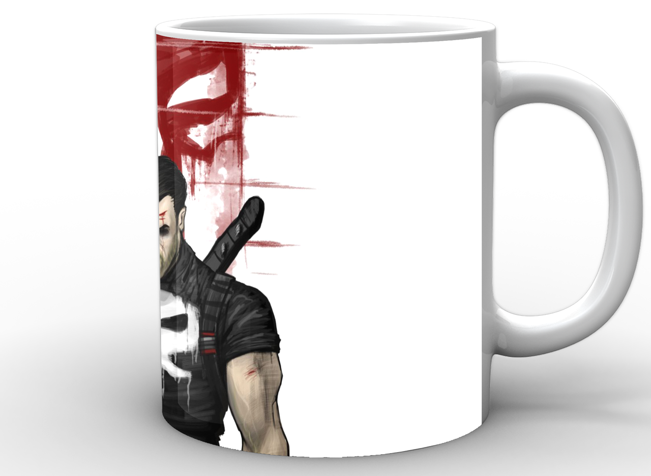 Кухоль GeekLand Каратель Punisher мінімалізм PS.02.012, фото 1