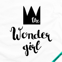 Аплпикации, латки на дубленки The wonder girl [Свой размер и материалы в ассортименте] Средний, 10