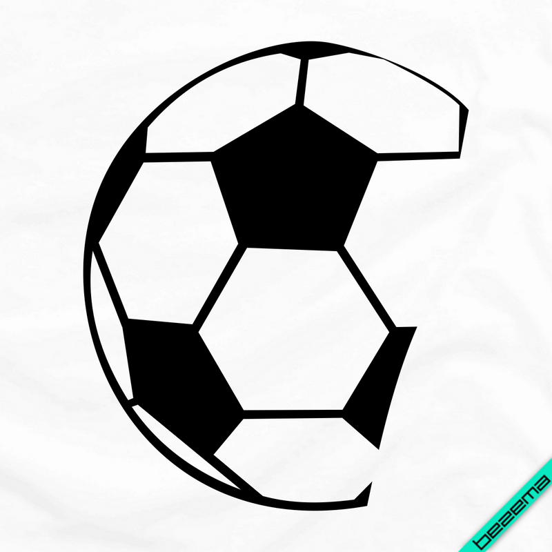 Декор на куртки мяч футбольный [Свой размер и материалы в ассортименте] Средний, 10 - фото 1 - id-p945437133