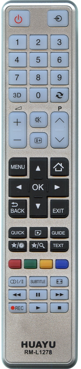 Пульт для телевізора Toshiba RM-L1278 (універсальний), фото 1