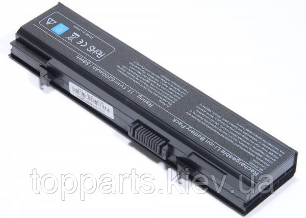 Батарея для ноутбука Dell Latitude E5400 Y568H, 5200mAh, 6cell, 11.1 V, Li-ion, чорний,
