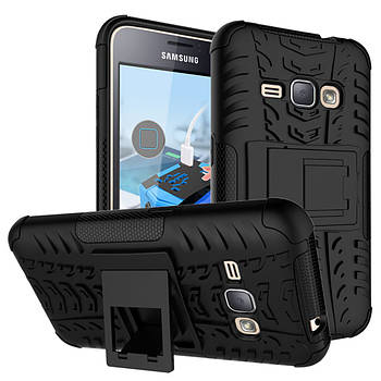 Чохол Armor Case для Samsung Galaxy J1 2016 (моделі j120) Чорний