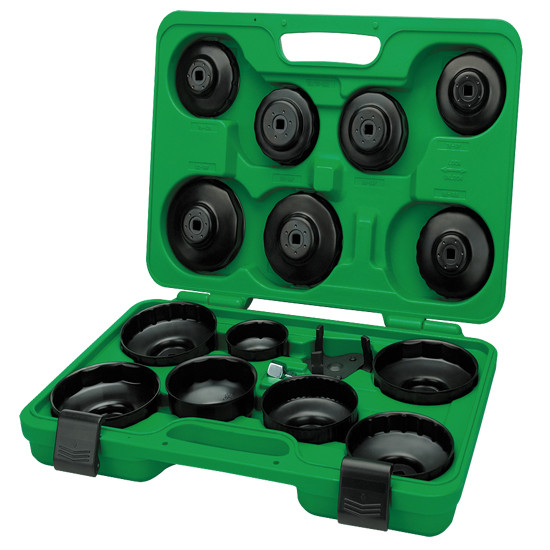 Набір знімачів масляних фільтрів 16ед. (кришки+краб) Toptul JGAI1601