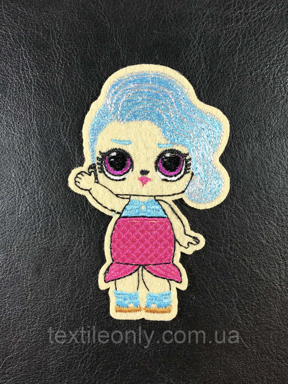Нашивка Лялька LОЛ Splash Queen / Морська Королева 63х100 мм