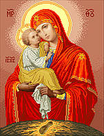 Вишивка бісером "Почаївська Богородиця"  (Солес)