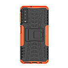 Чохол Armor Case для Samsung A750 Galaxy A7 2018 Помаранчевий, фото 4